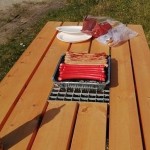 Grillholder til bordplade