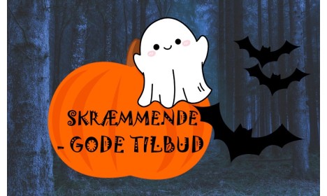 Skræmmende HALLOWEEN tilbud 