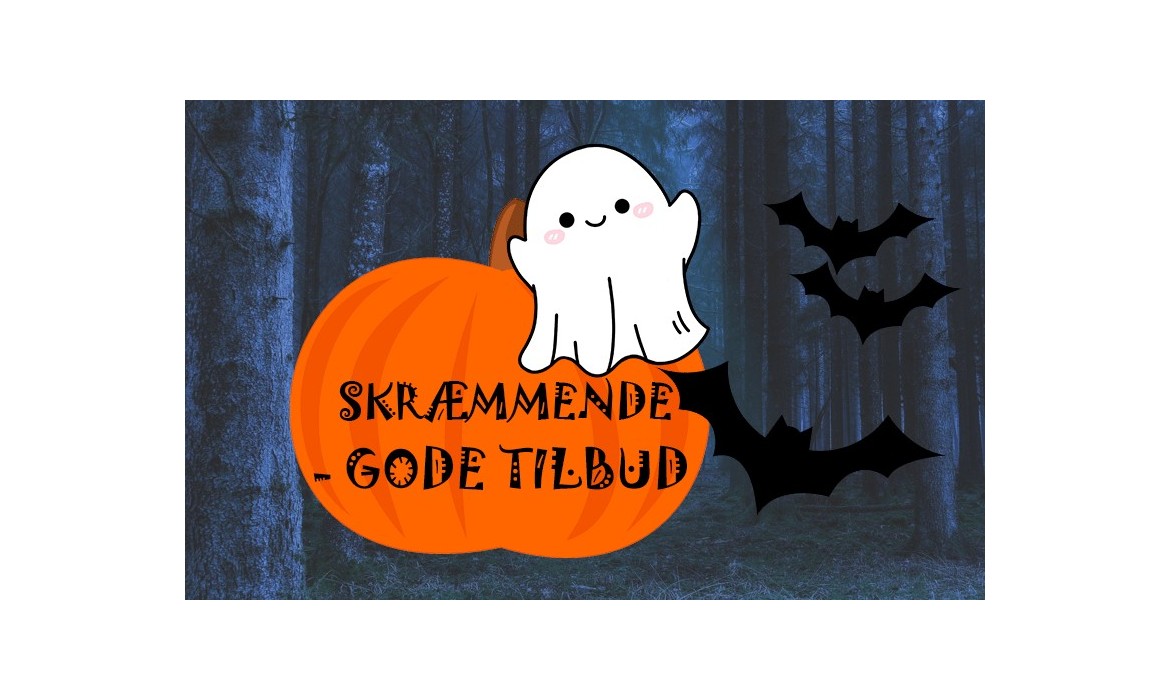 Skræmmende HALLOWEEN tilbud 